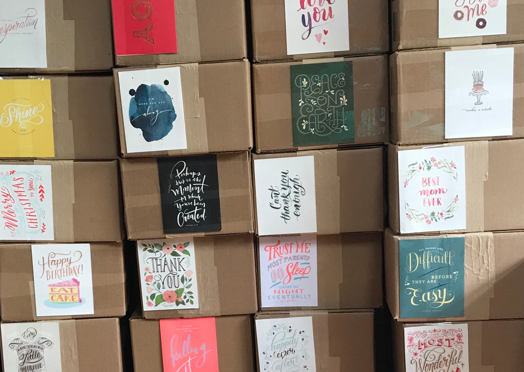 Cutting, shrink wrapping, boxing and moving
