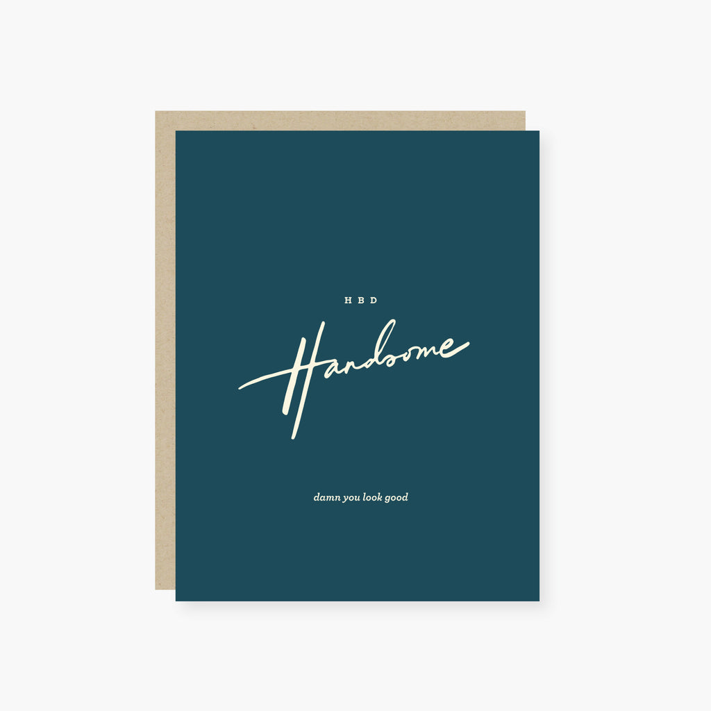 HBD handsome Birthday Card