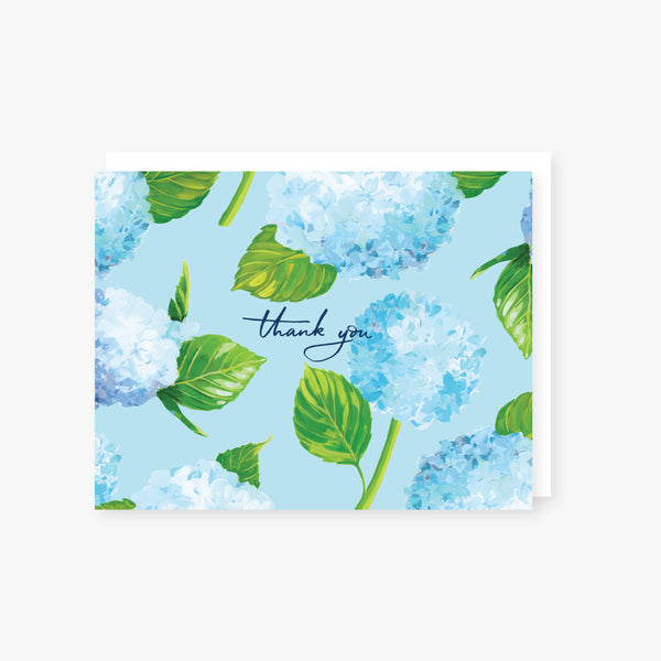 hydrangeas Thank You Card