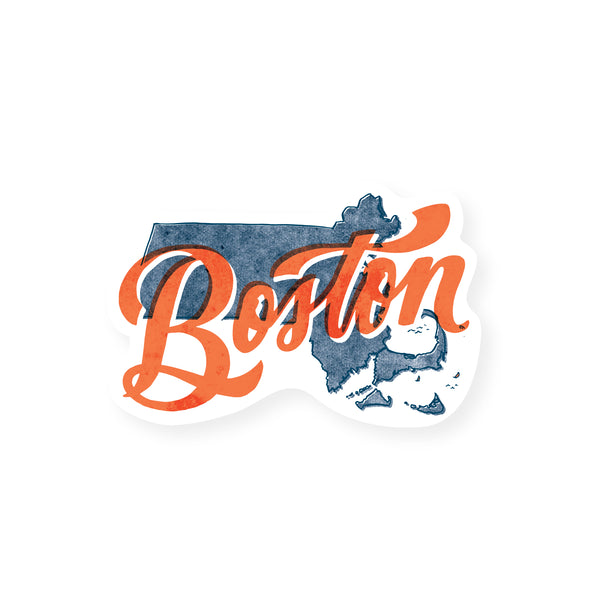 Boston Massachusetts Sticker