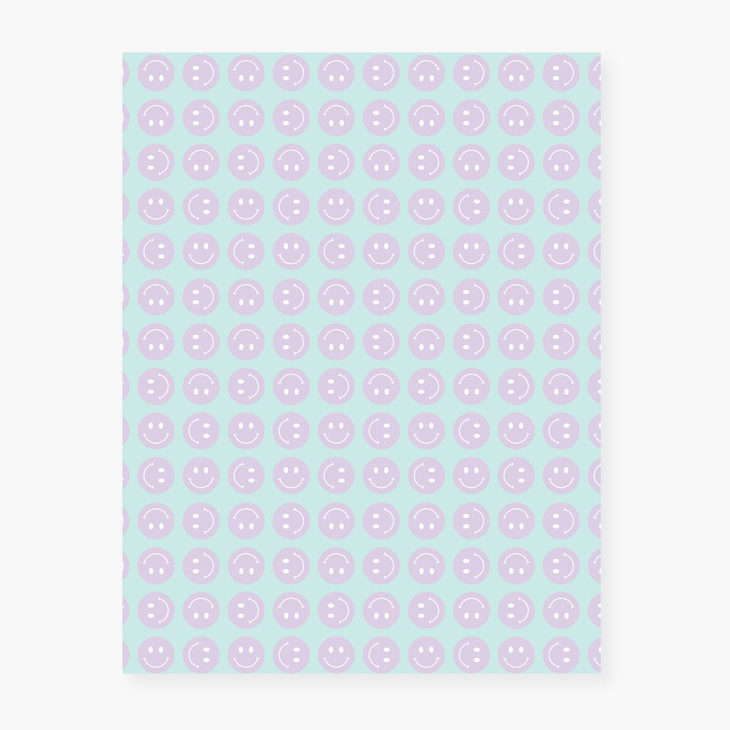 2021 Co. x Holiday Junkie smiley wrapping paper