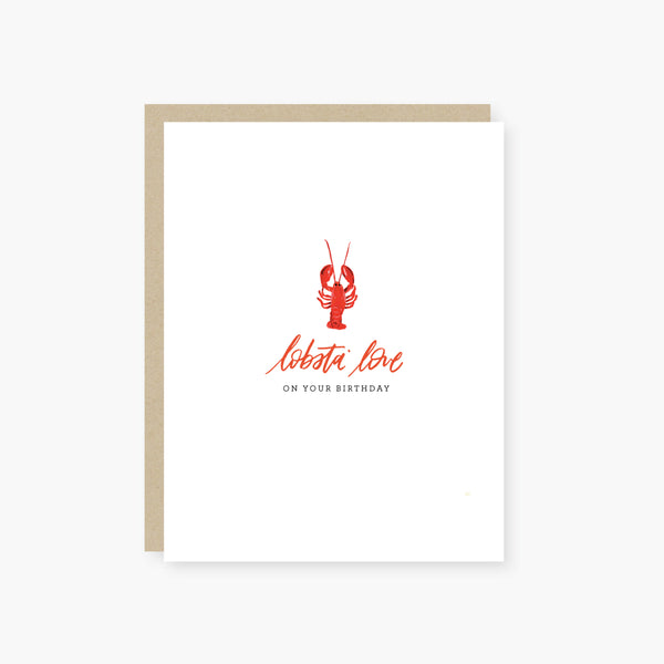 Lobsta’ Love Birthday Card