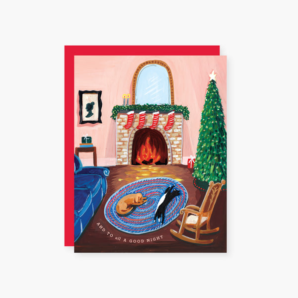 and to all a good night holiday card