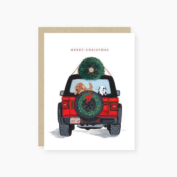 jolly jeep christmas card