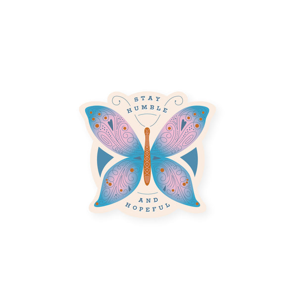 stay humble and hopeful sticker
