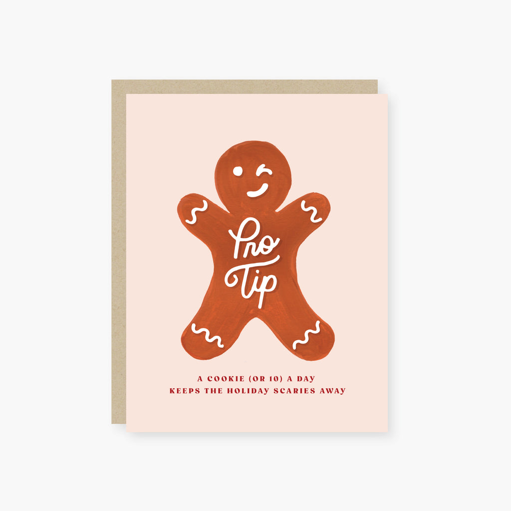 Cookies keep the holiday scaries away Greeting Card
