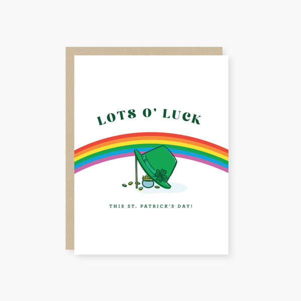 lots o' luck st. patrick's day card