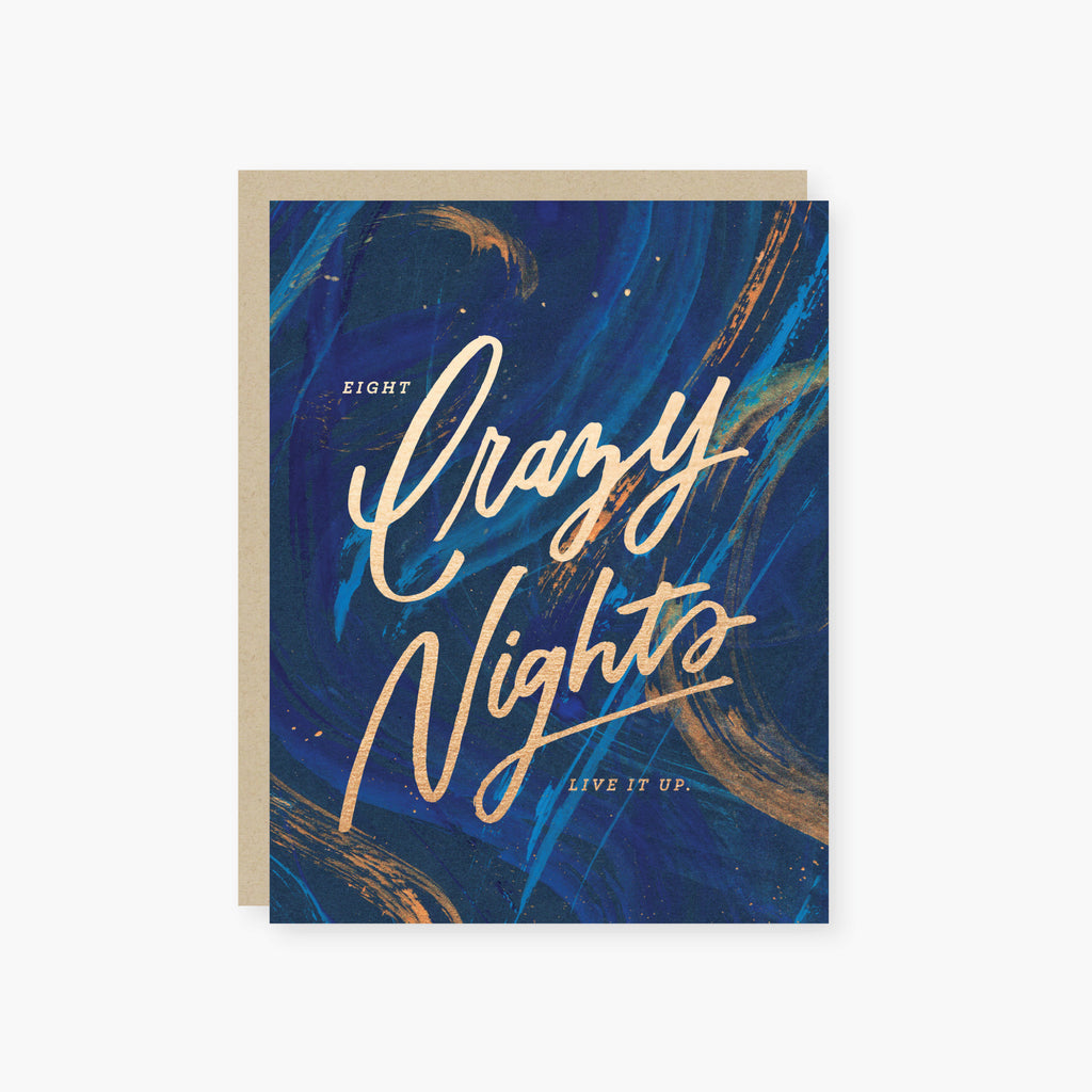Eight Crazy Nights Hanukkah Greeting Card