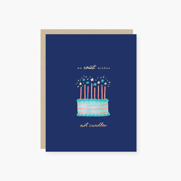 2021 Co. x Holiday Junkie we count wishes birthday card