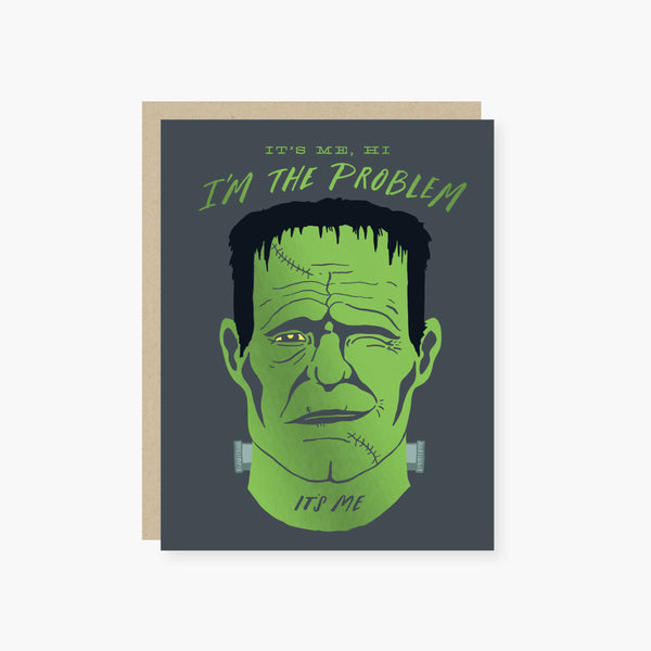 2021 Co. x Holiday Junkie it's me Frankenstein halloween card