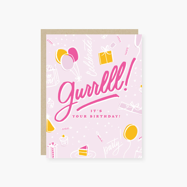 2021 Co. x Holiday Junkie guurrllll it's your birthday birthday card