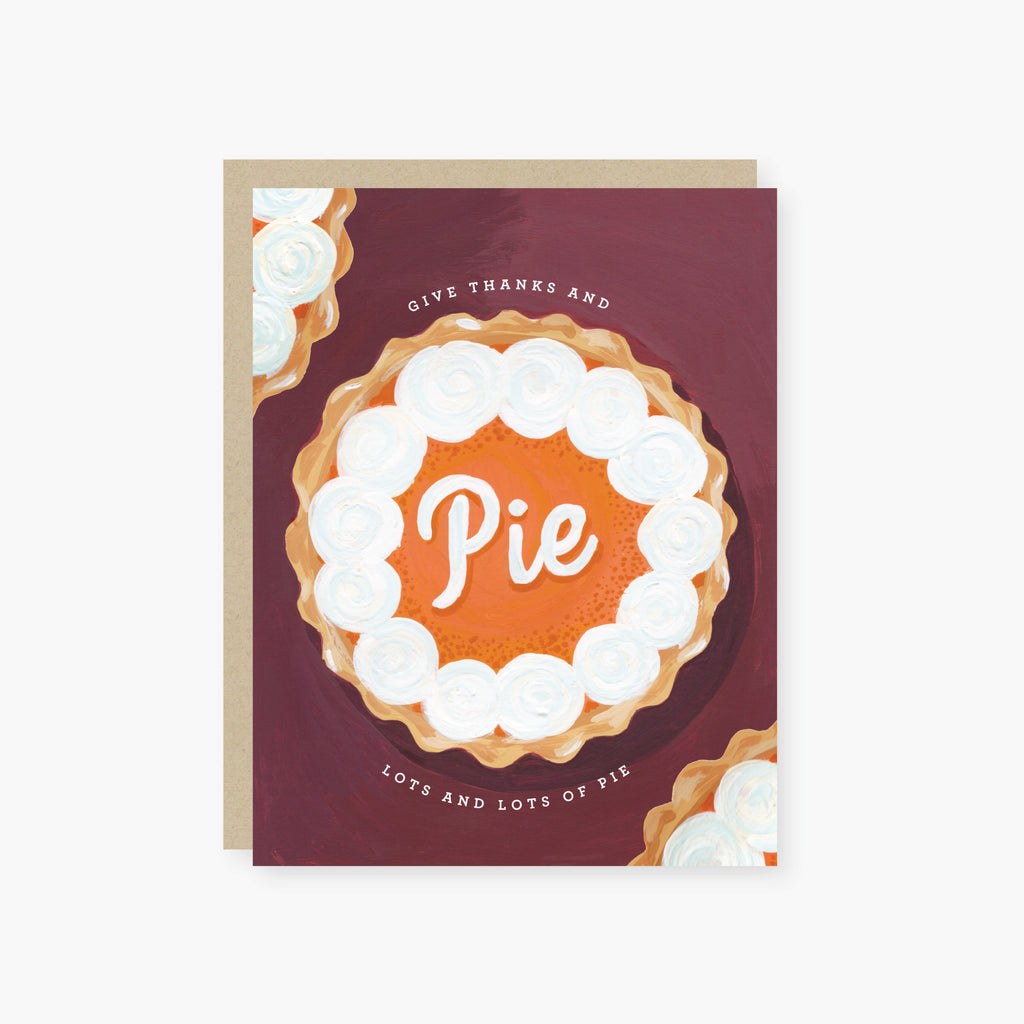 2021 Co. x Holiday Junkie give thanks and pie thanksgiving card