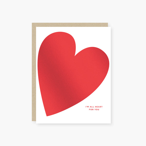 2021 Co. x Holiday Junkie I'm all heart valentine's day greeting card