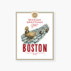 seasons greetings from the boston gardens ducks holiday card