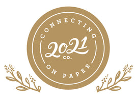 Established in 2018, 2021 Co. is a stationery company created by best friends, Emily King + Nicole Couto. Together they collaborate to make one-of-a-kind encouraging, uplifting (and fun!) greeting cards with the mission of making the world a little better place, one card at a time.
