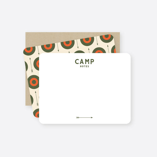 Camp Notes Flat Note Card Set