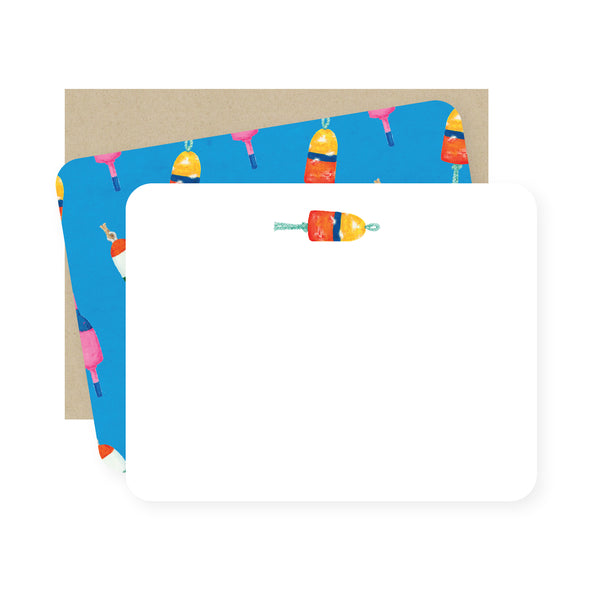 Buoy flat note card set