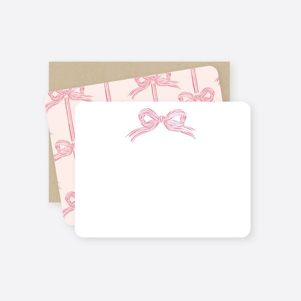 Big Bow Flat Note Cards