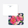 bright florals little hello flat note card set