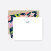 bright florals little hello flat note card set