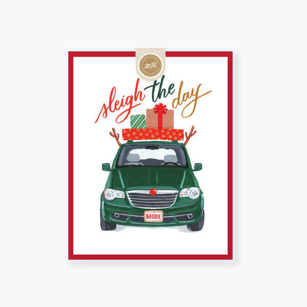 Sleigh the Day Holiday Card | 2021 Co. x Holiday Junkie
