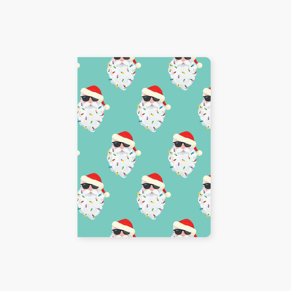 2021 Co. x Holiday Junkie santa in sunglasses holiday pocket journal
