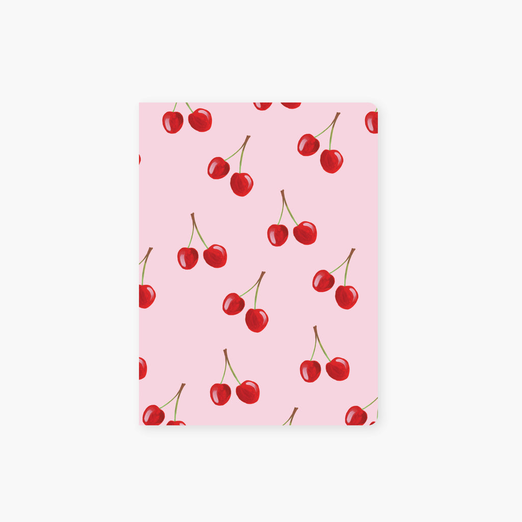 cherries and ice cream pocket journal