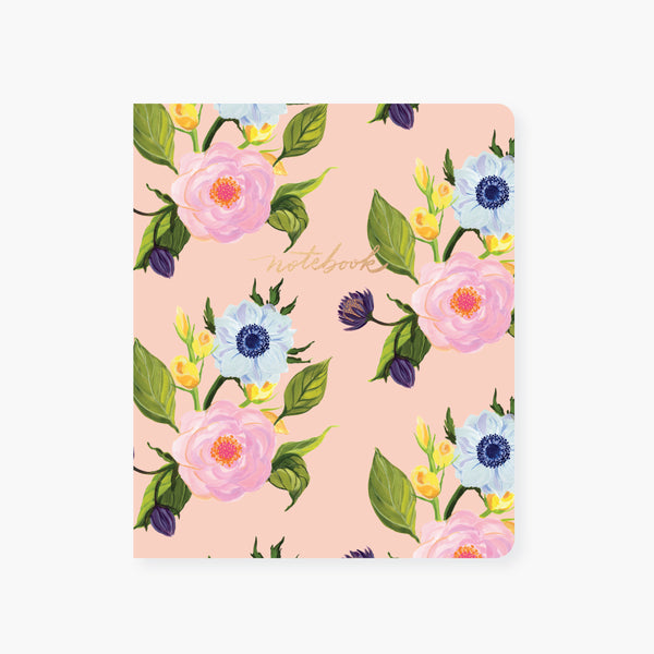garden floral notebook