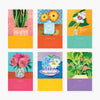 color happy floral 2025 wall calendar