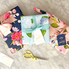 hydrangea blooms wrapping paper