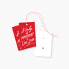 2021 Co. x Holiday Junkie ~ I only do mornings on Dec. 25th holiday gift tag set