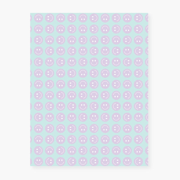 2021 Co. x Holiday Junkie smiley wrapping paper