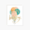birthday balloons birthday card