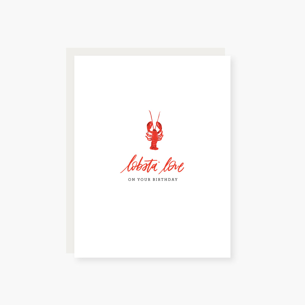 Lobsta' Love Birthday Card