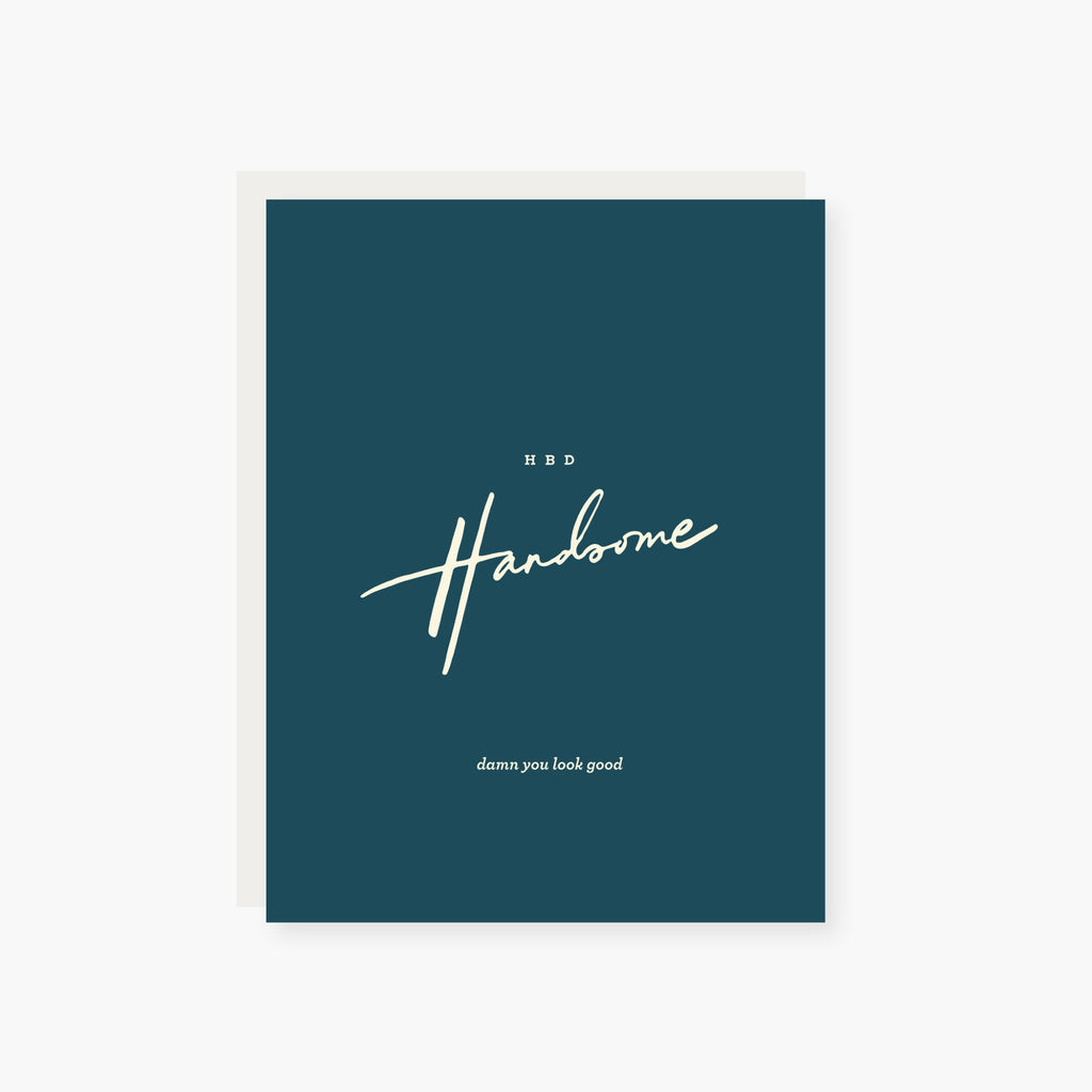 HBD handsome Birthday Card