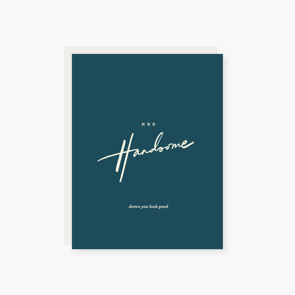 HBD handsome Birthday Card