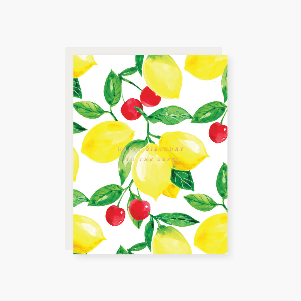 You're the Zest Birthday Card