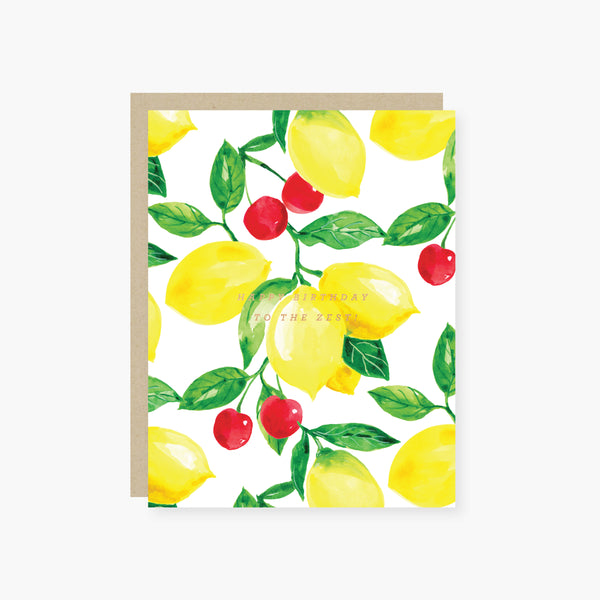 You're the Zest Birthday Card