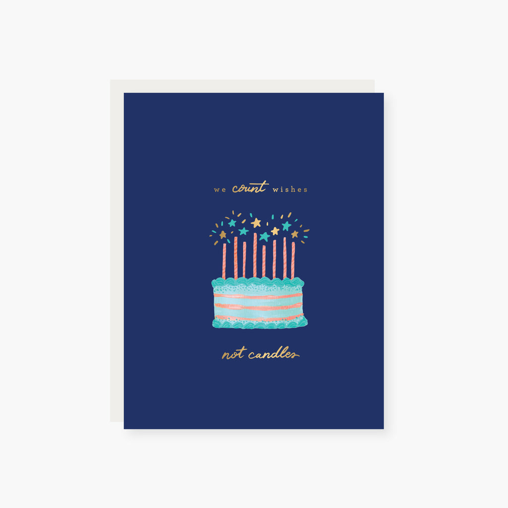 2021 Co. x Holiday Junkie we count wishes birthday card