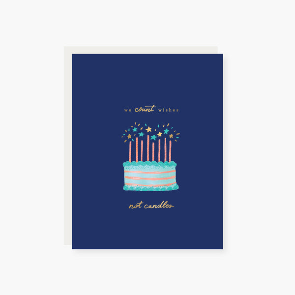2021 Co. x Holiday Junkie we count wishes birthday card