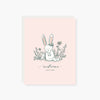 sweet bunnies baby card