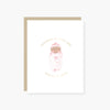 Bundle of Love Pink New Baby Card