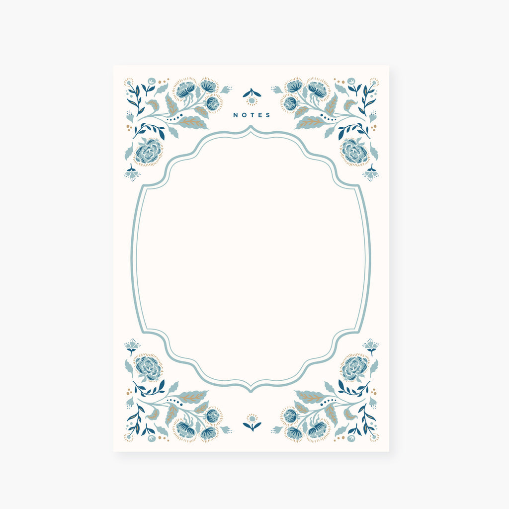 Brocade Floral Chubby Notepad