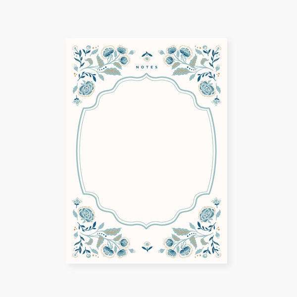 Brocade Floral Chubby Notepad