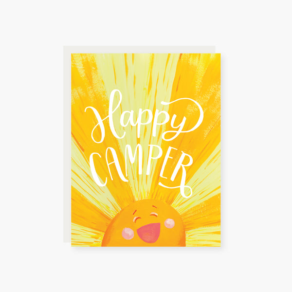 Happy Camper Camp Card