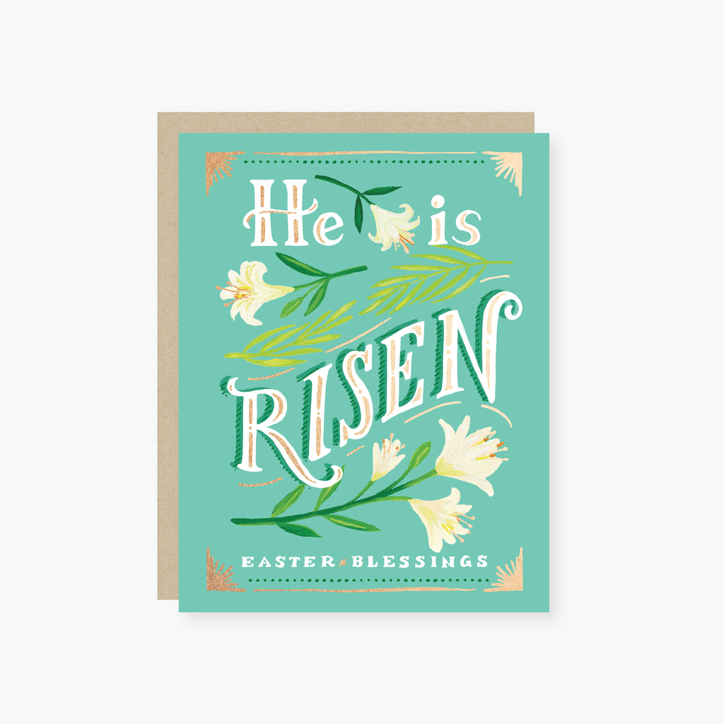 He is Risen Religious Easter Card