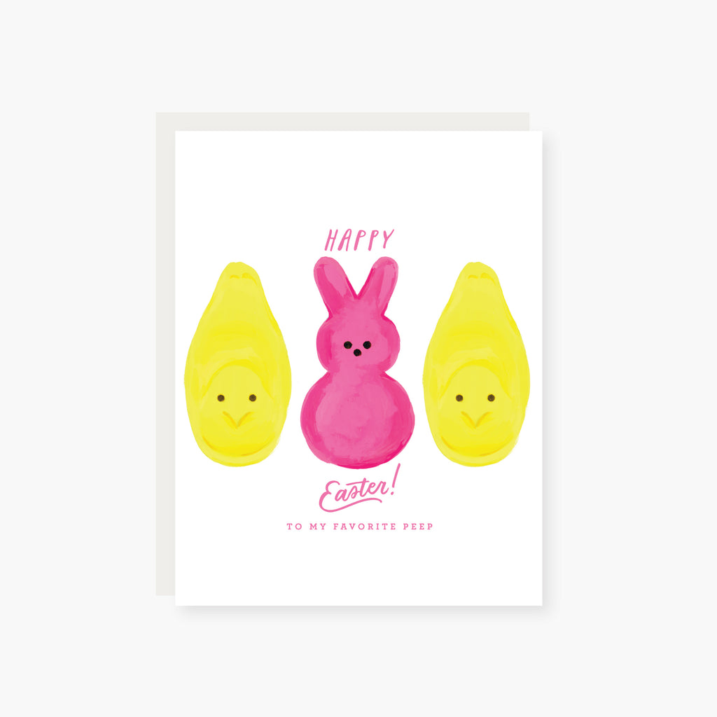 Happy Easter to my favorite Peep Easter Card