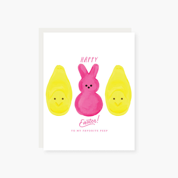 Happy Easter to my favorite Peep Easter Card