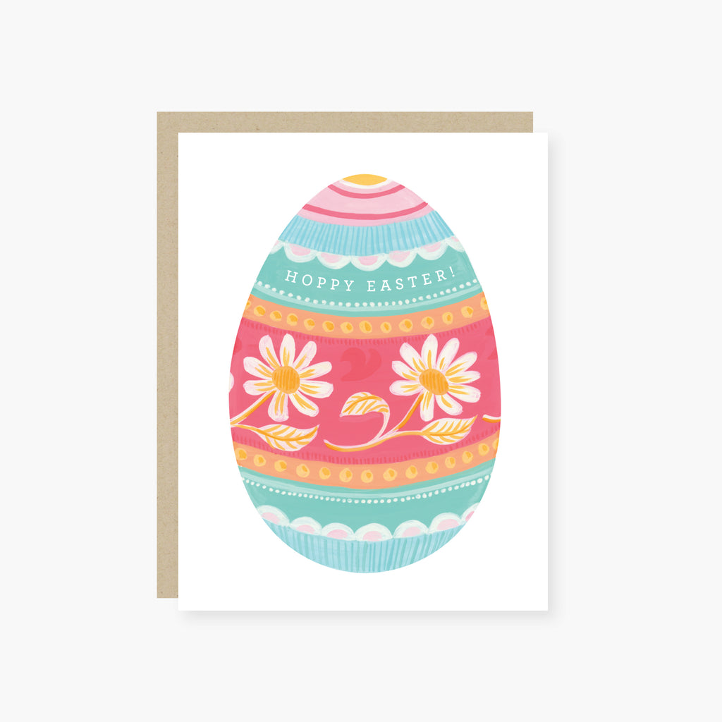 Hoppy Easter Egg Easter Card