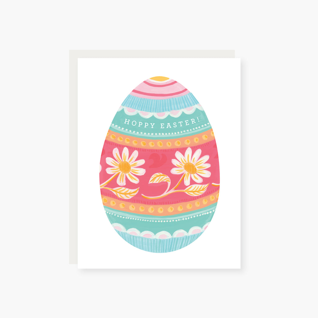 Hoppy Easter Egg Easter Card